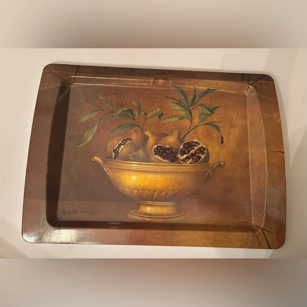Pimpernel Still Life Fruit Bowl Melamine Tray Made in Italy